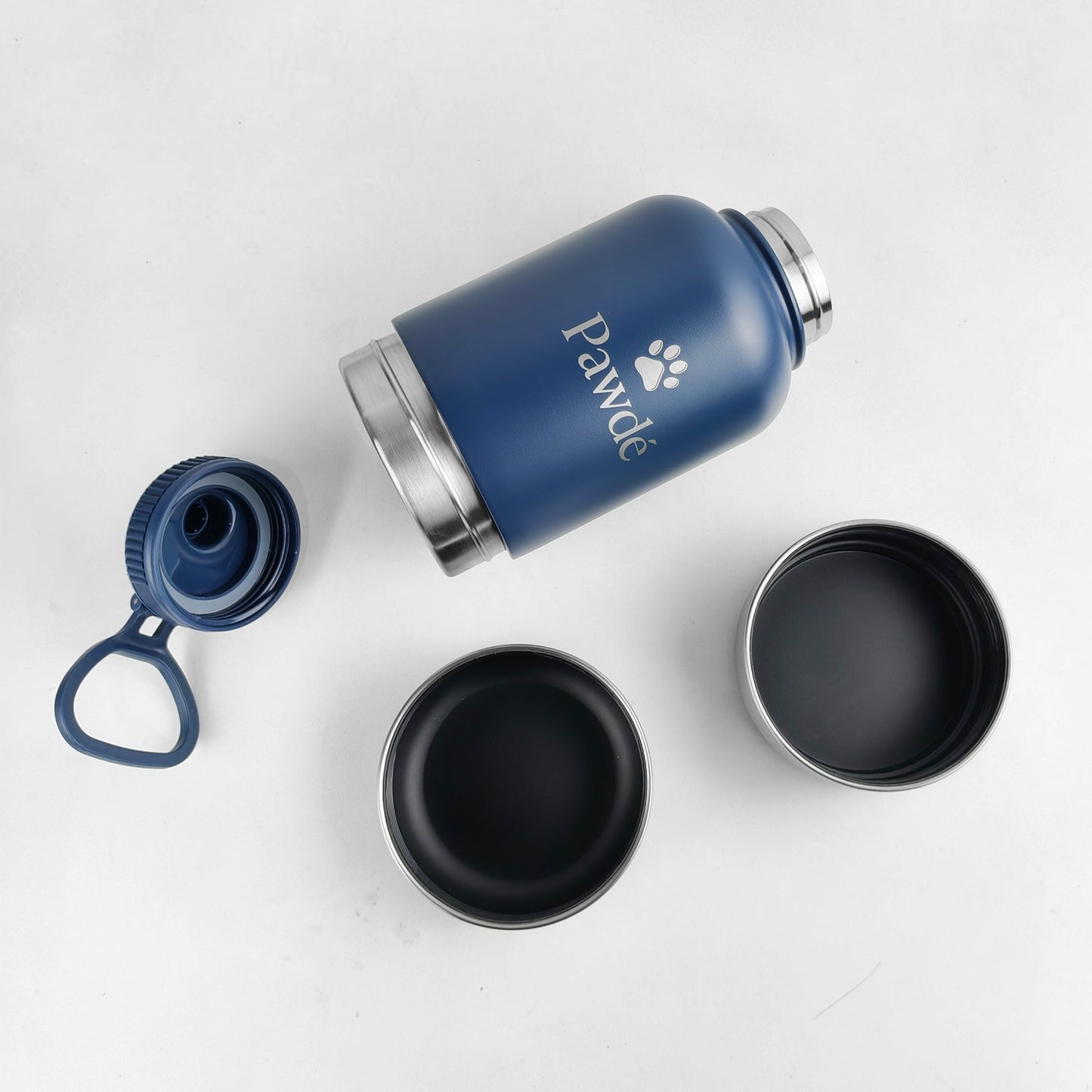 3-in-1 Pet Water Bottle, Blue