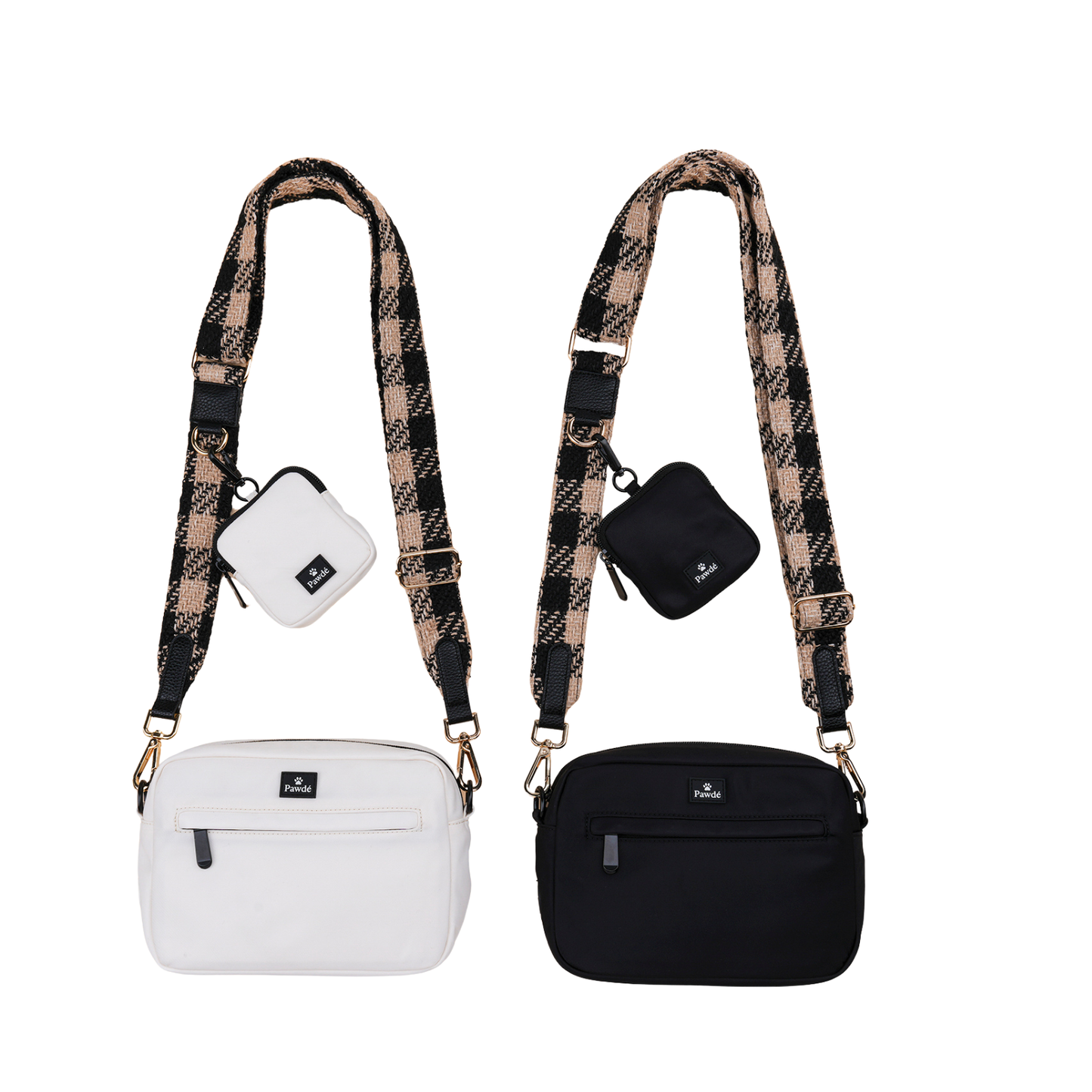 Pawdé Replaceable Bag Straps Tweed