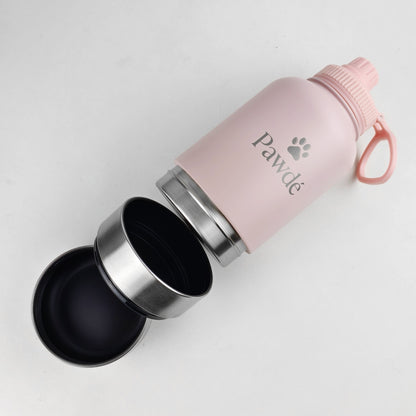 3-in-1 Pet Water Bottle, Pink