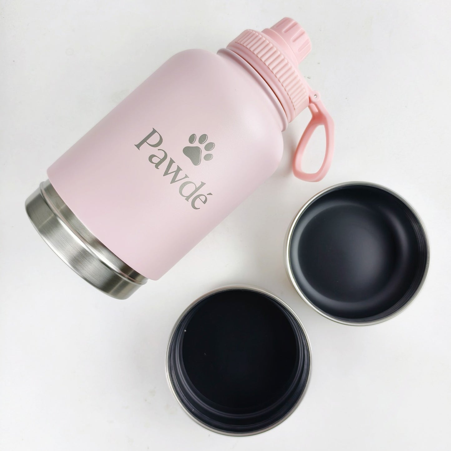 3-in-1 Pet Water Bottle, Pink
