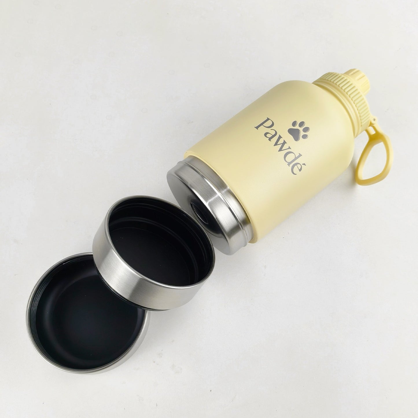 3-in-1 Pet Water Bottle, Yellow