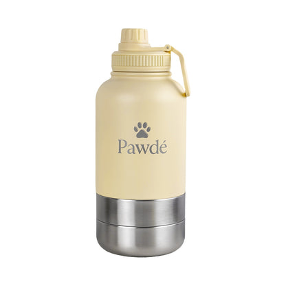 3-in-1 Pet Water Bottle, Yellow