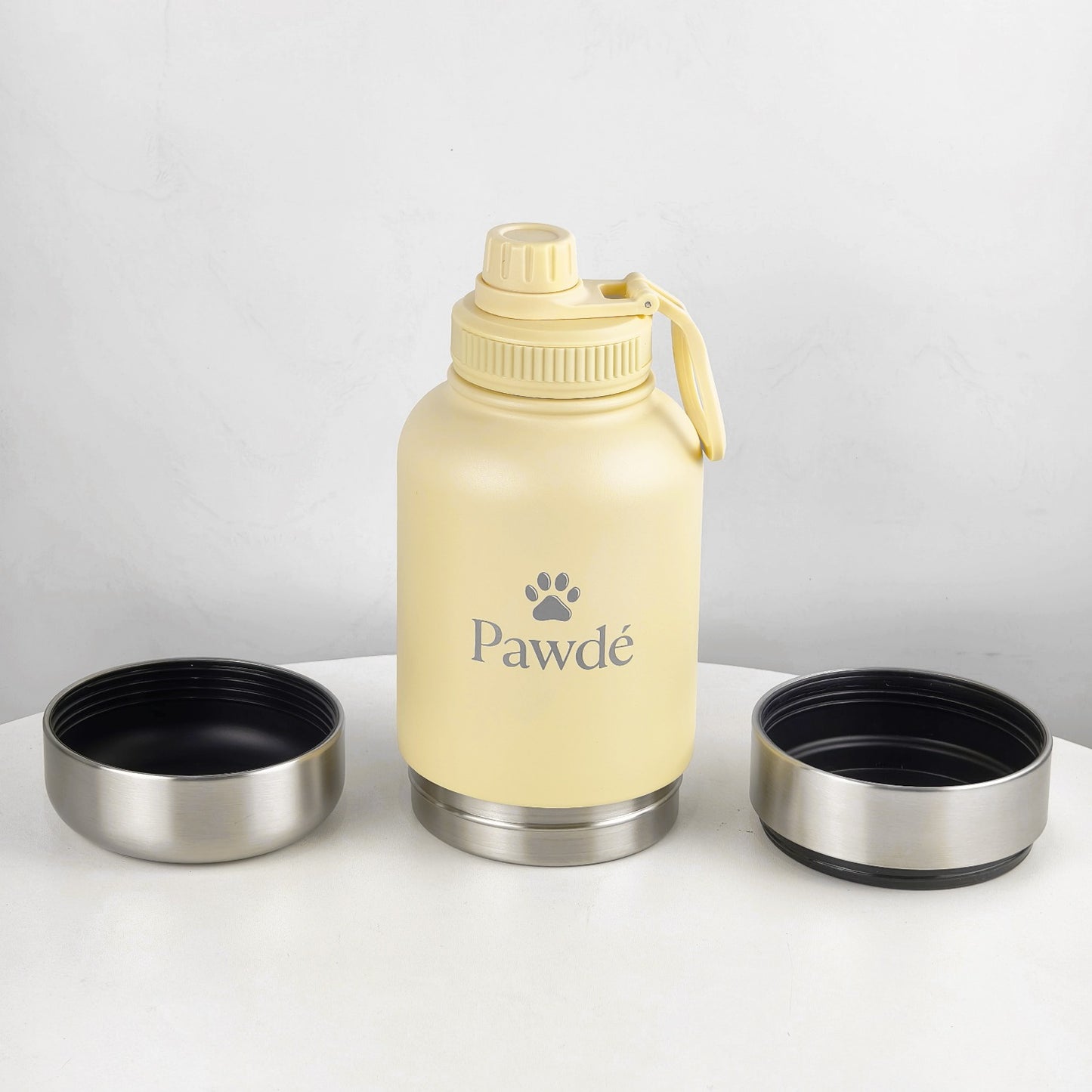 3-in-1 Pet Water Bottle, Yellow