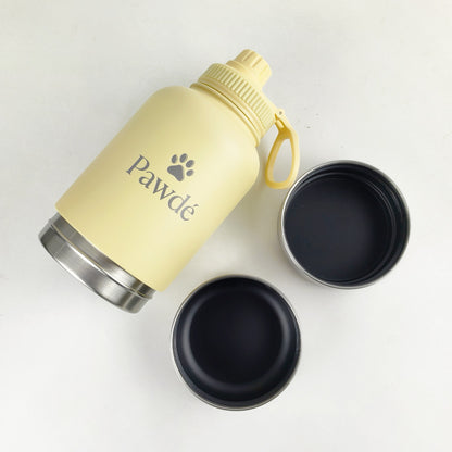 3-in-1 Pet Water Bottle, Yellow